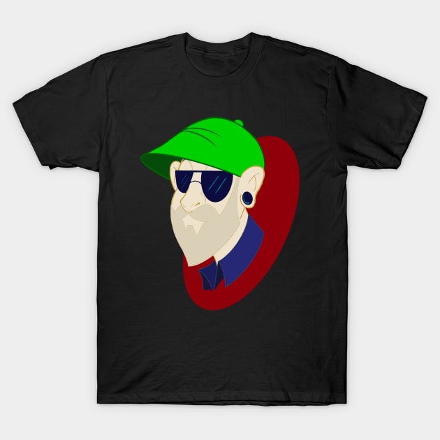 Head shot T-Shirt by Jefftheyeti